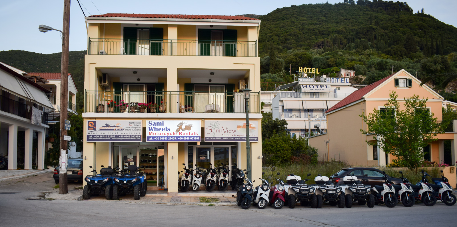 Kefalonia rent a scooter